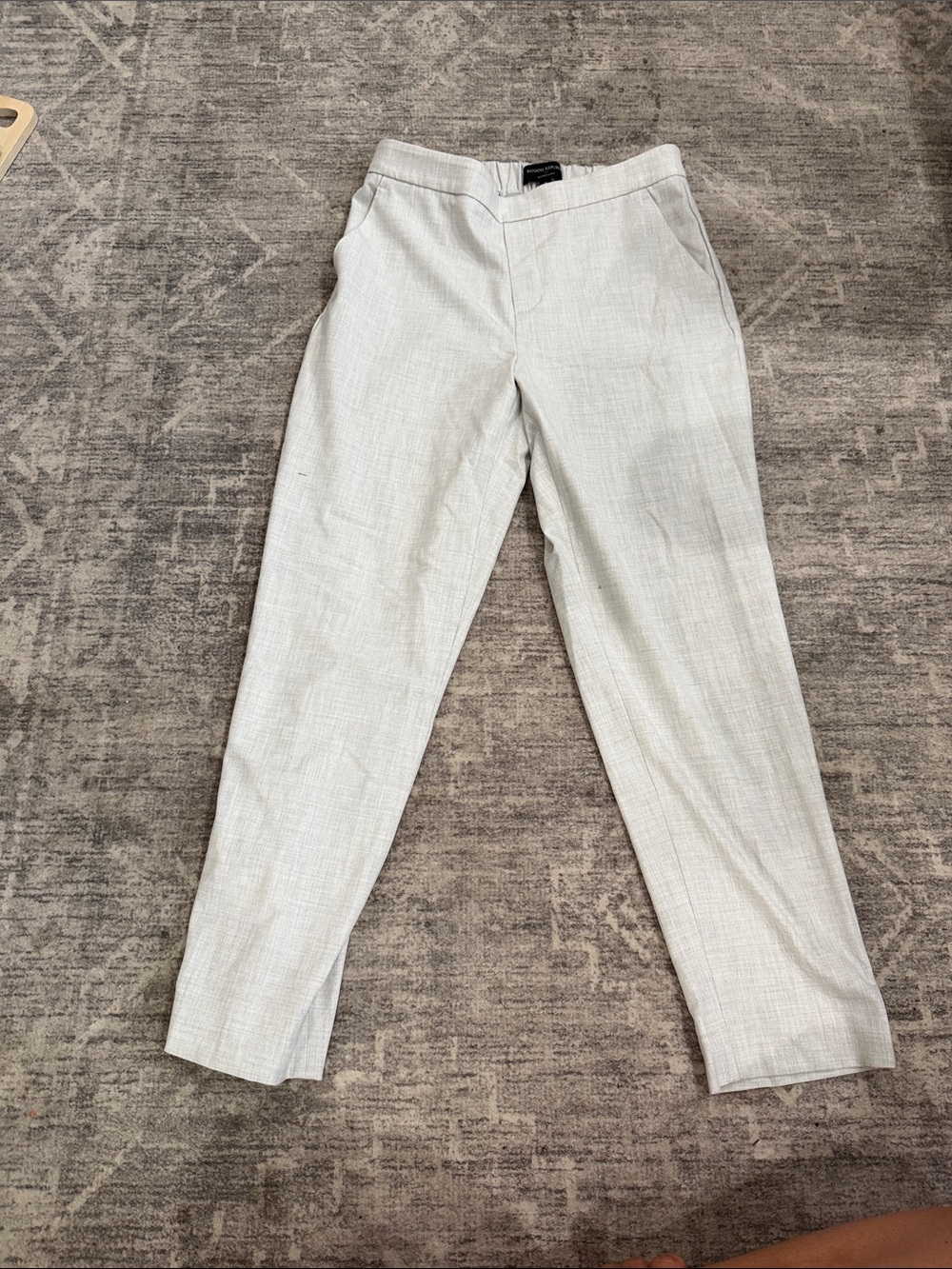 Light Gray Dress Pants - Ankle Fit